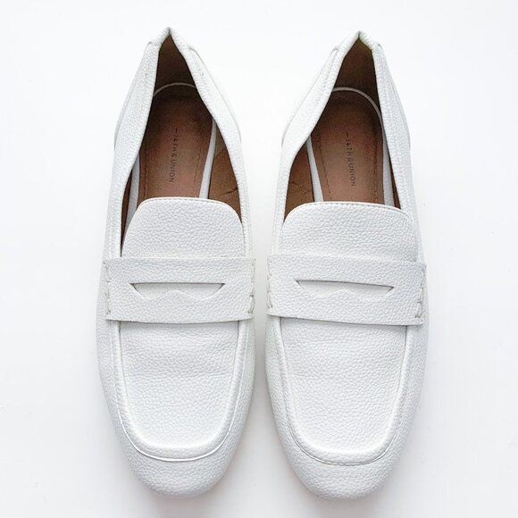 14th & Union Shoes - 14th & Union Alice Ivory Cream Classic Penny Loafer Size 8